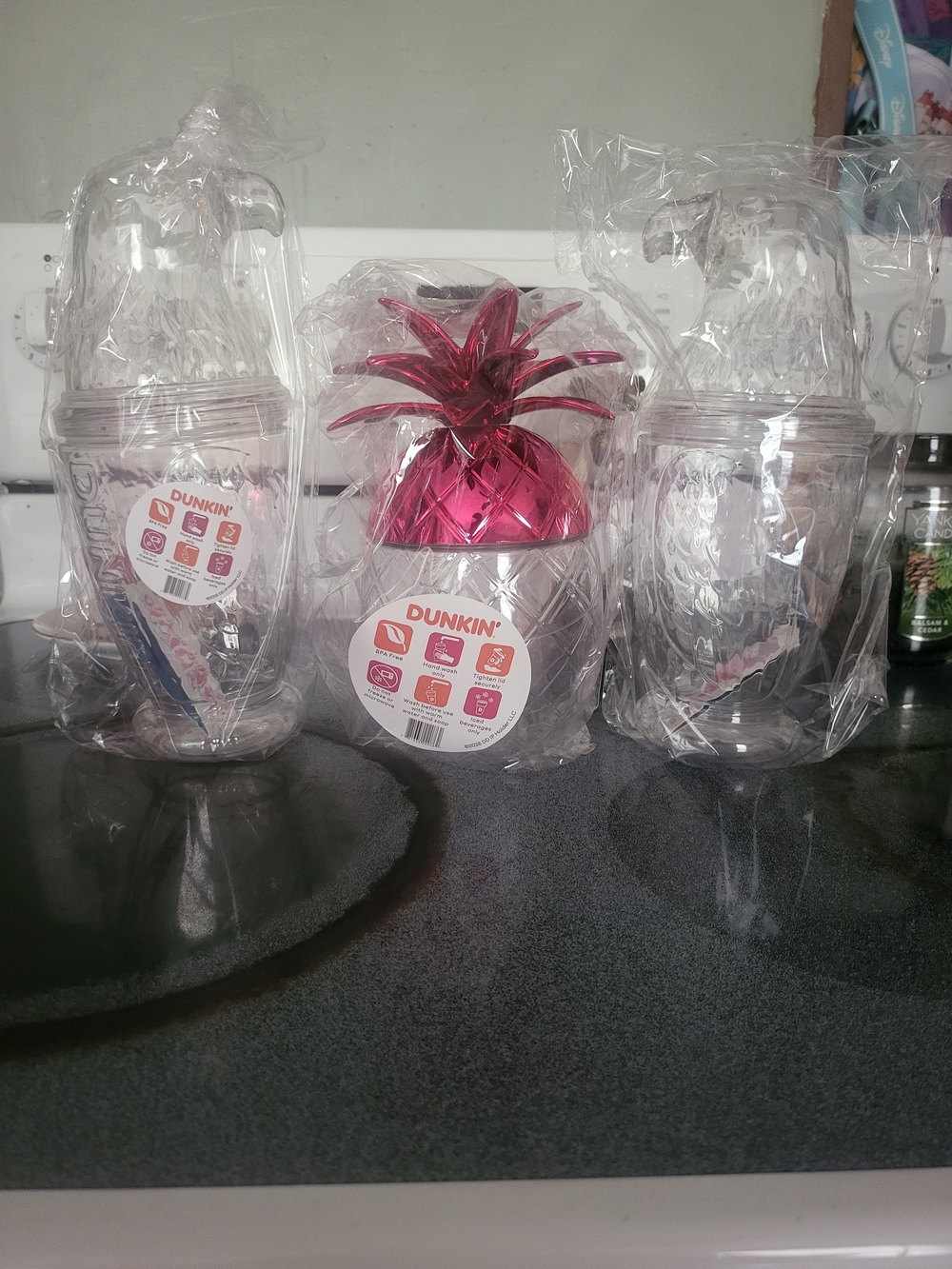 2026 Summer Limited Edition Dunkin Pineapple and Eagle Cups